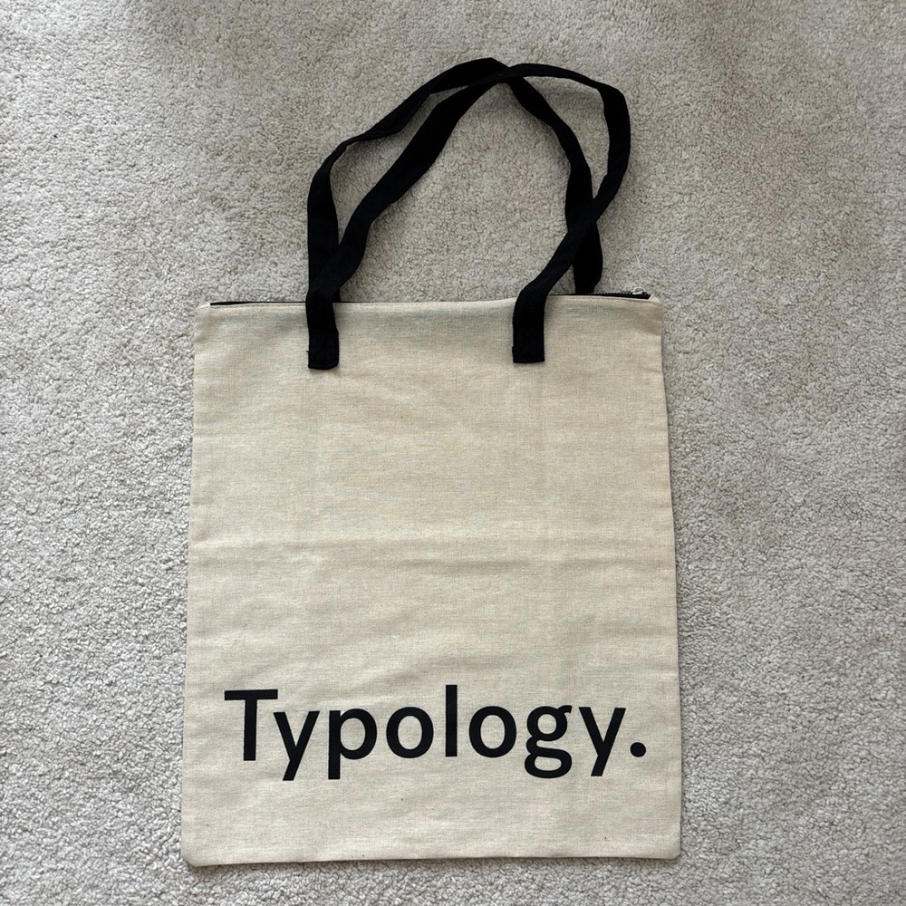 Typology Tote Bag